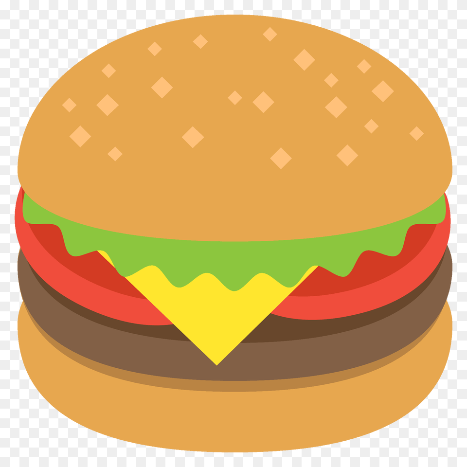 Hamburger Emoji Clipart, Burger, Food Png Image