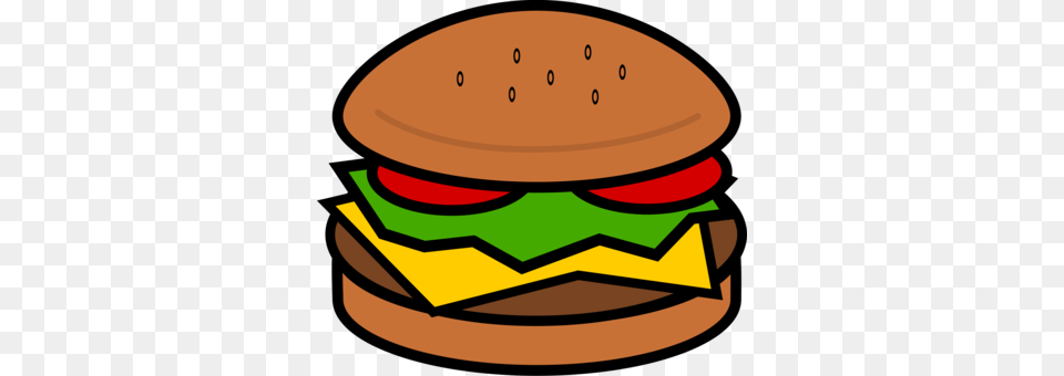 Hamburger Fast Food Barbecue Cheeseburger Hot Dog, Burger Png Image