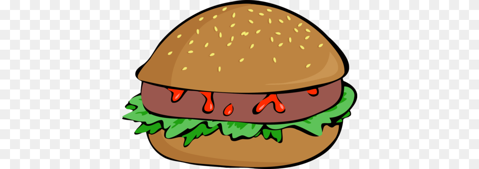 Hamburger Fast Food Onion Lettuce Bun, Burger, Clothing, Hardhat, Helmet Free Png Download