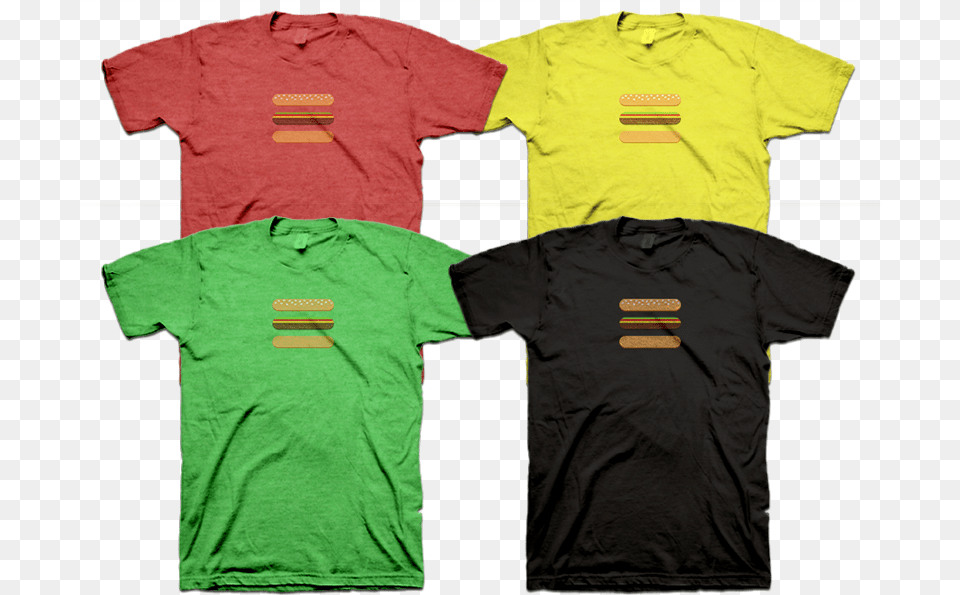 Hamburger Icon Color Mocks By Joel Glovier Short Sleeve, Clothing, Shirt, T-shirt, Person Free Png Download