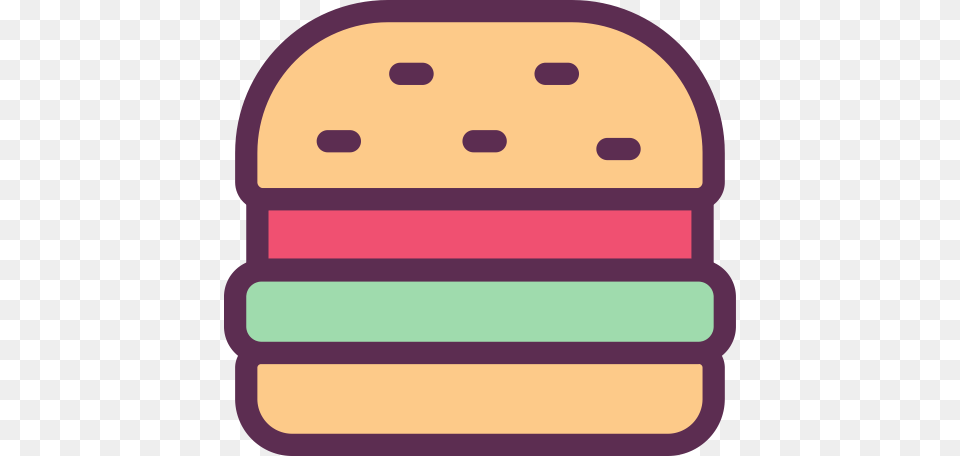 Hamburger List Menu Icon With And Vector Format For, Food, Sweets, Bread Free Png