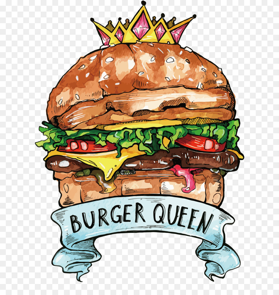 Hamburger Patty Clipart Burger Queen, Food, Advertisement, Baby, Person Free Png