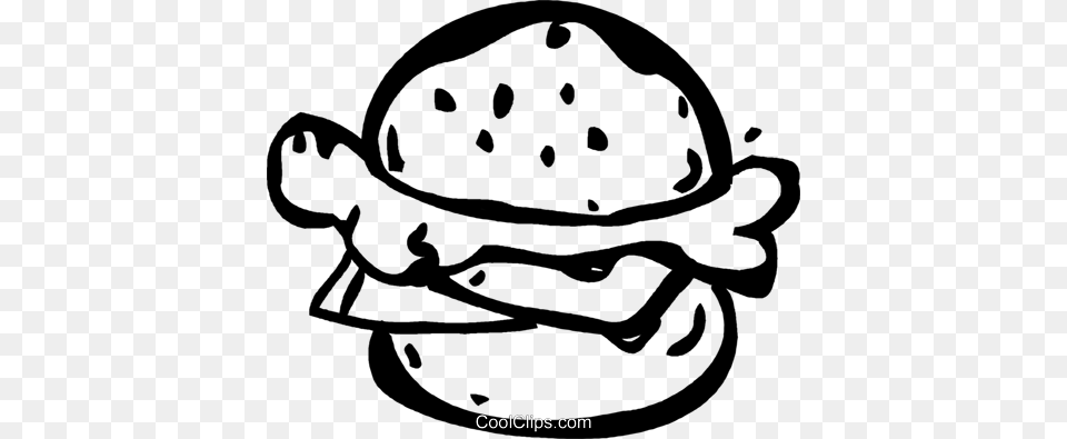 Hamburger Royalty Vector Clip Art Illustration, Burger, Food Png Image