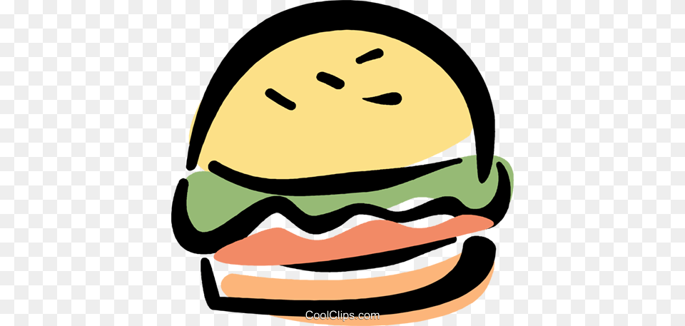 Hamburger Royalty Vector Clip Art Illustration, Burger, Food, Nature, Outdoors Png