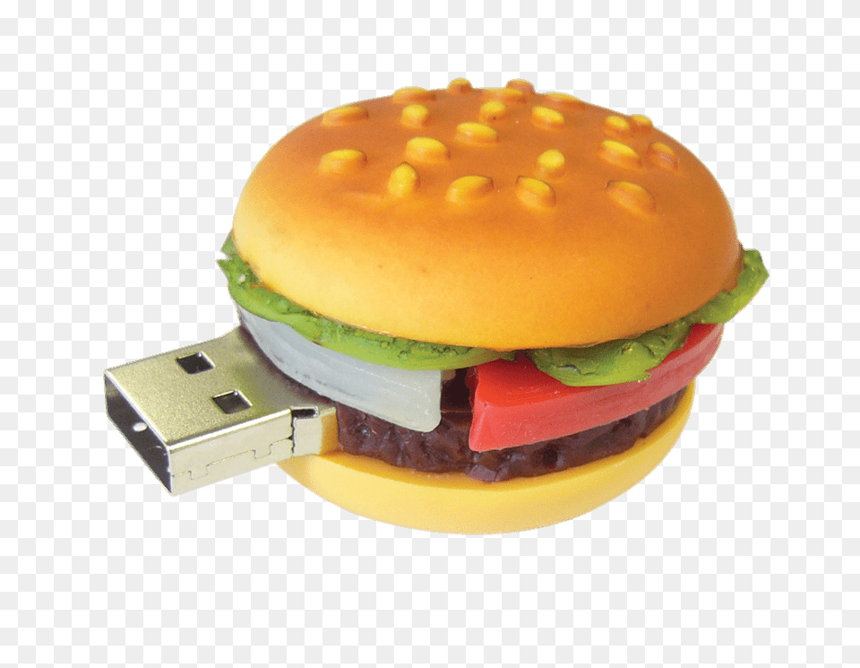 Hamburger Usb Stick, Burger, Food Free Png Download