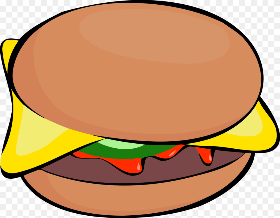 Hamburgerfoodheadgear Clipart Of A Burger, Food Free Png Download