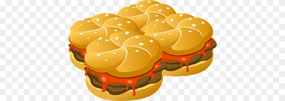 Hamburgers Burger, Food Free Png Download