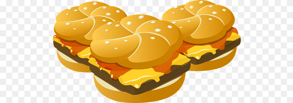 Hamburgers Bread, Bun, Food, Burger Free Transparent Png