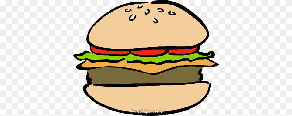 Hamburgers Royalty Vector Clip Art Illustration, Burger, Food, Baby, Person Png