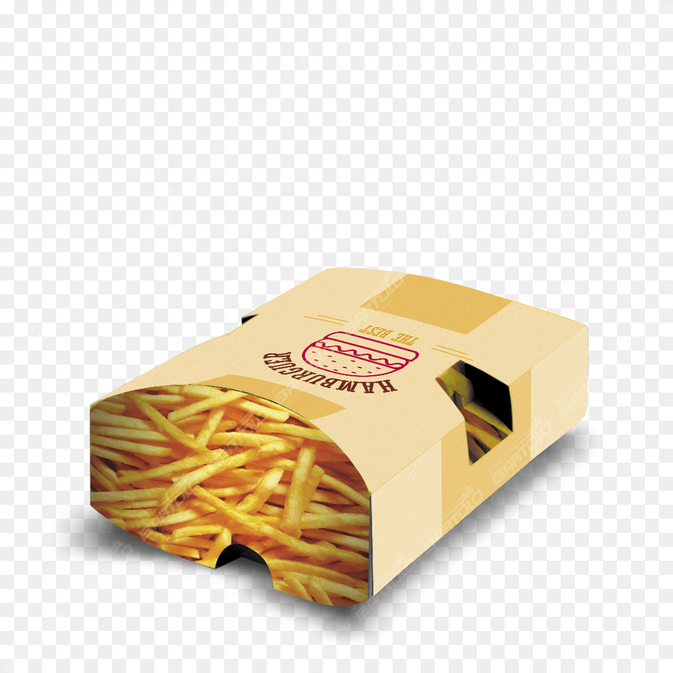 Hamburgueria Box Fritas Delivery Fechado French Fries Delivery Box, Food Free Png Download