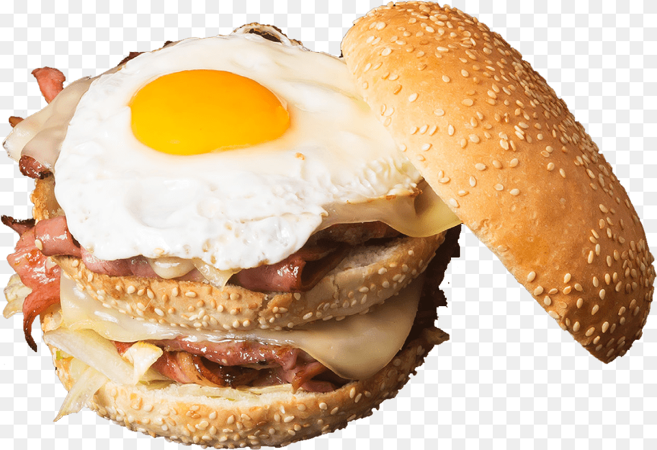 Hamburguesa Doble Top Bun, Burger, Food, Egg, Fried Egg Free Png Download