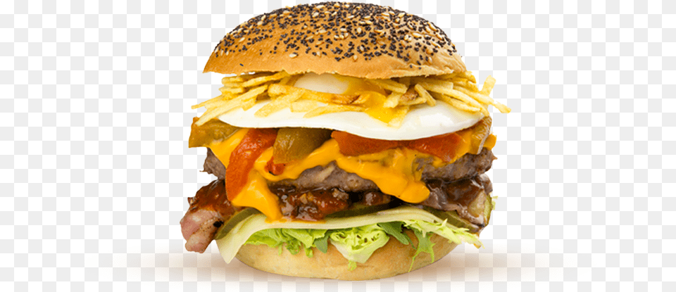 Hamburguesas Con Queso Huevo Bacon Pepinillo, Burger, Food Png
