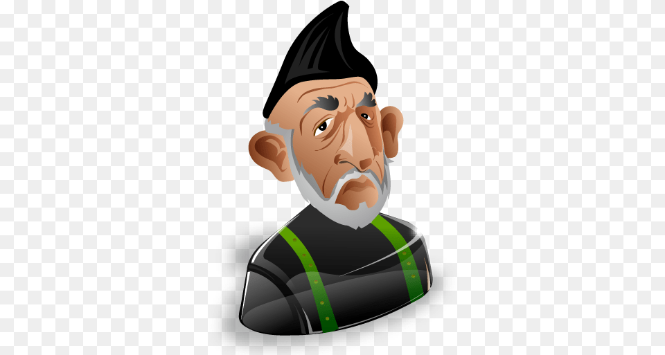 Hamid Carzay Icon In Ico Or Icns Vector Icons Icon, Elf, Face, Head, Person Free Transparent Png
