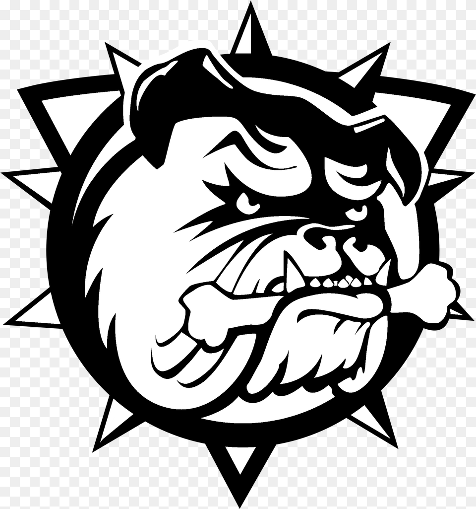 Hamilton Bulldogs Logo Black And White Hamilton Bulldogs Logo, Stencil, Baby, Person Free Transparent Png
