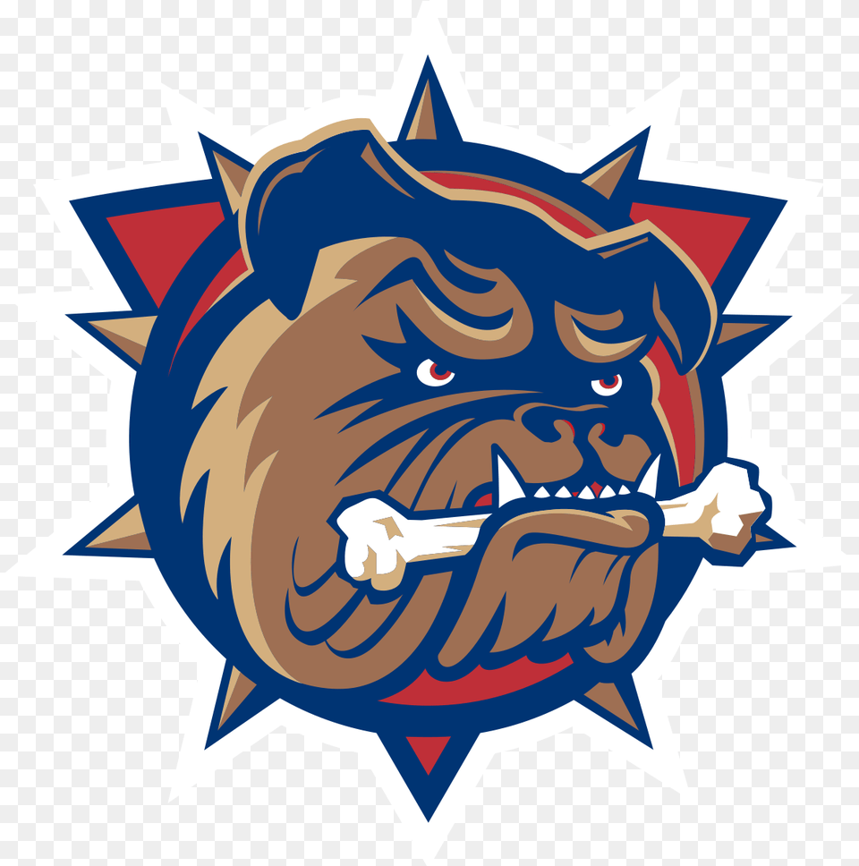 Hamilton Bulldogs Logo Hockey, Animal, Fish, Sea Life, Shark Png Image