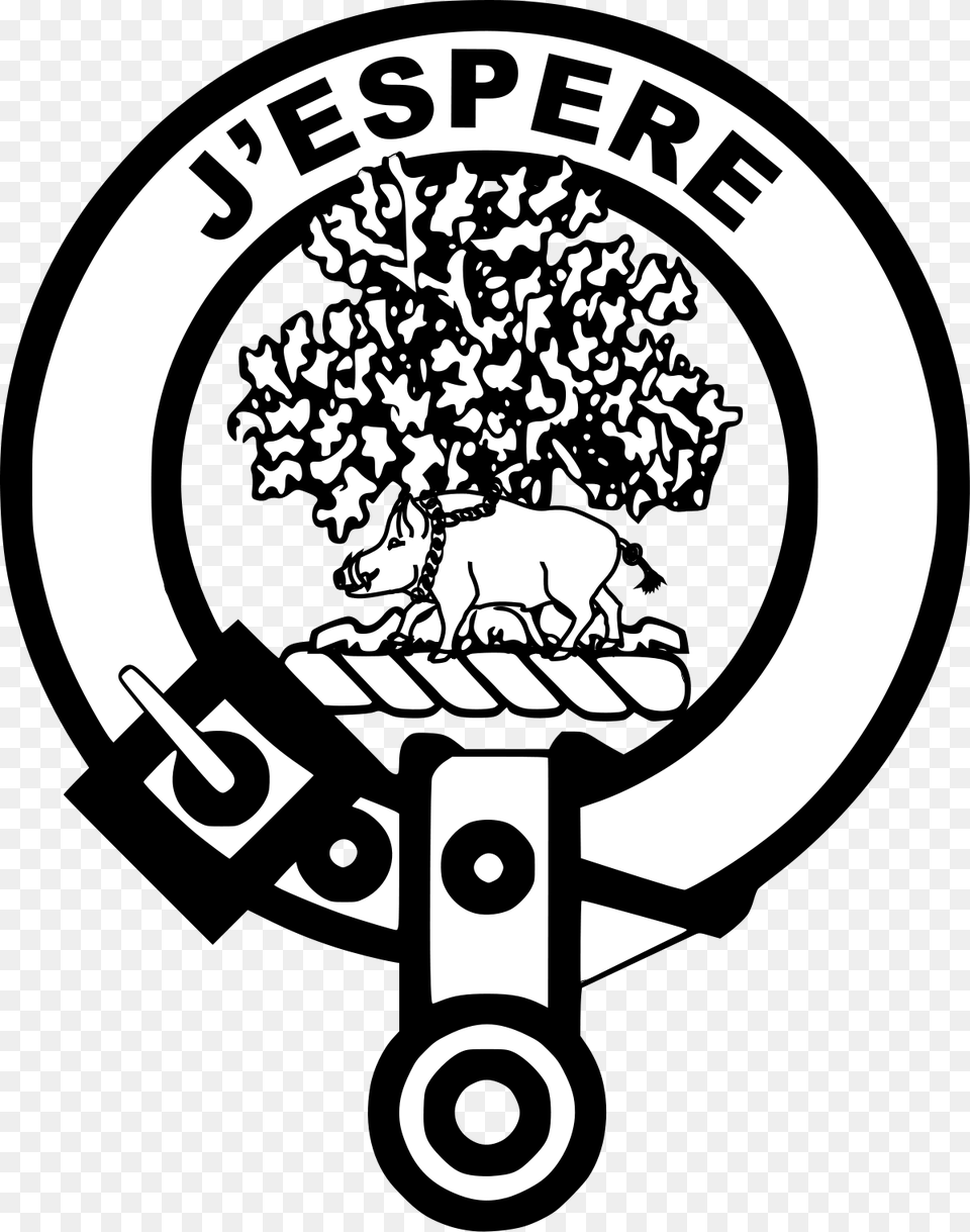 Hamilton Clan Crest, Stencil, Sticker, Emblem, Symbol Png Image