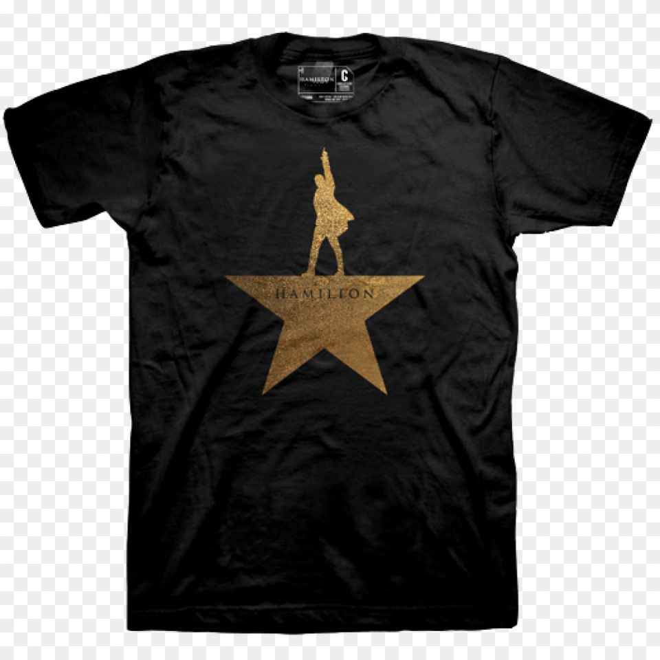 Hamilton Gold Star Tee Pla Ket Ket Ket Ket Shirt, Clothing, T-shirt, Symbol, Star Symbol Png