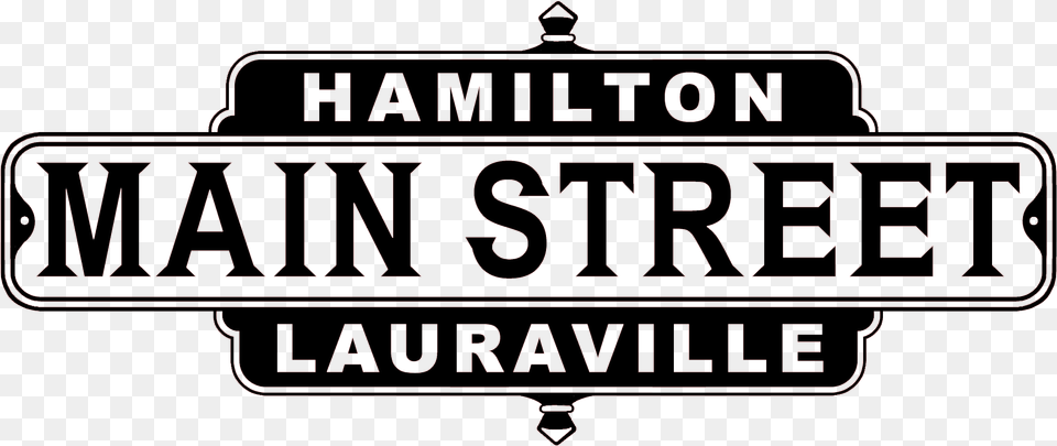 Hamilton Lauraville Main Street Logo Calligraphy, Scoreboard, Text, Symbol Free Png