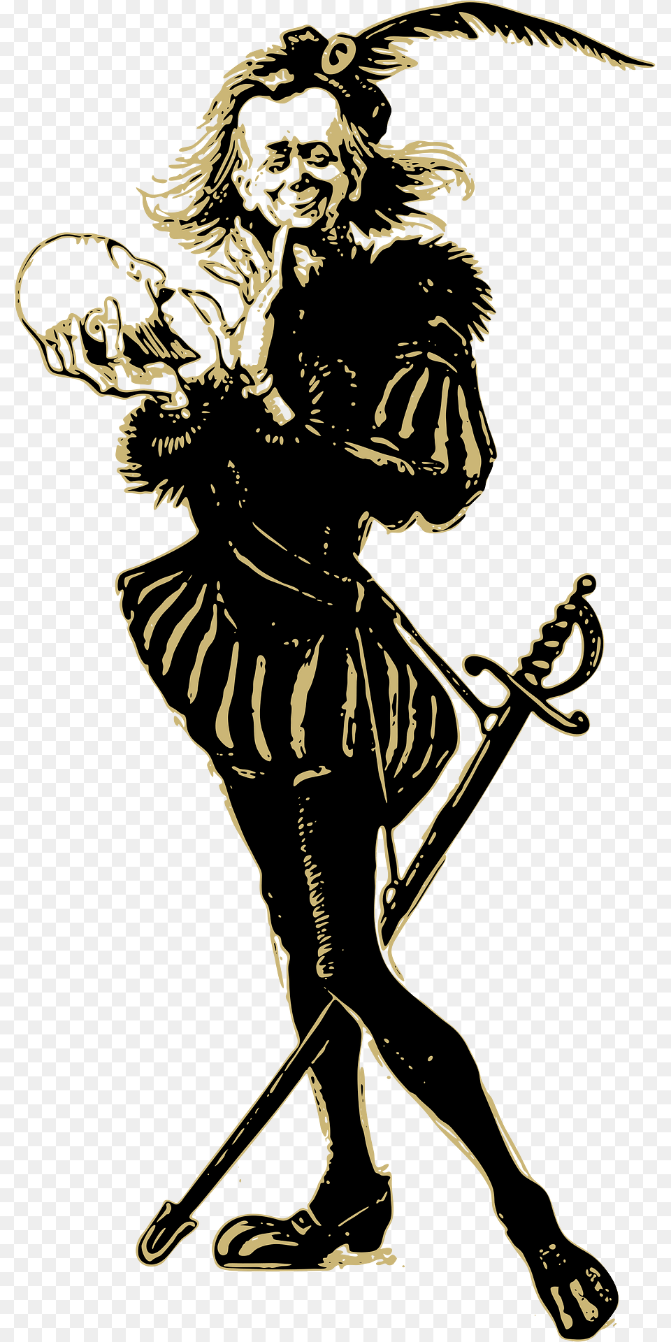 Hamlet Clipart, Person, Face, Head Free Transparent Png