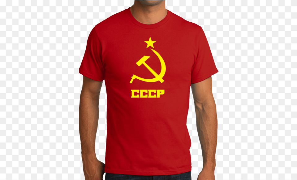 Hammer Amp Sickle Shirt, Clothing, Electronics, Hardware, T-shirt Free Png Download