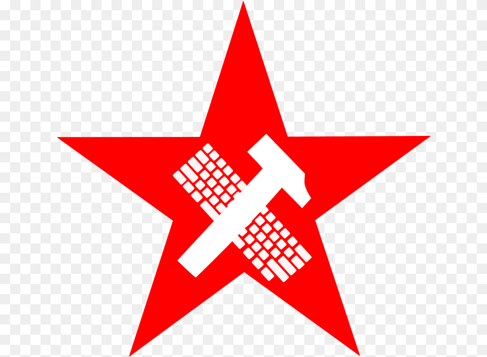 Hammer And Keyboard In Star Vector Illustration Public Virgin Radio Lebanon Logo, Symbol, Star Symbol Free Png