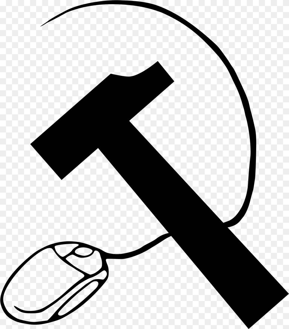 Hammer And Mouse, Gray Png Image