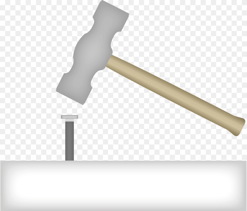 Hammer And Nail Clipart, Device, Tool Free Png