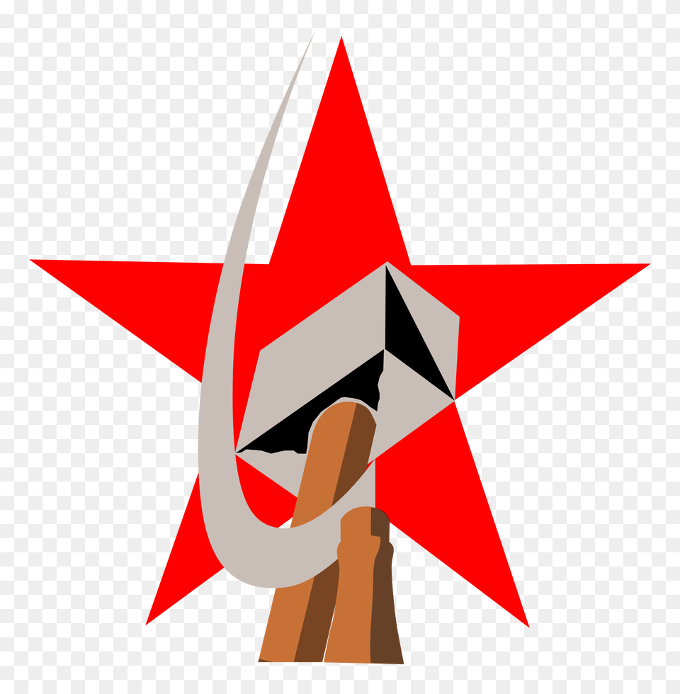 Hammer And Sickle Clipart, Star Symbol, Symbol, Body Part, Hand Free Transparent Png