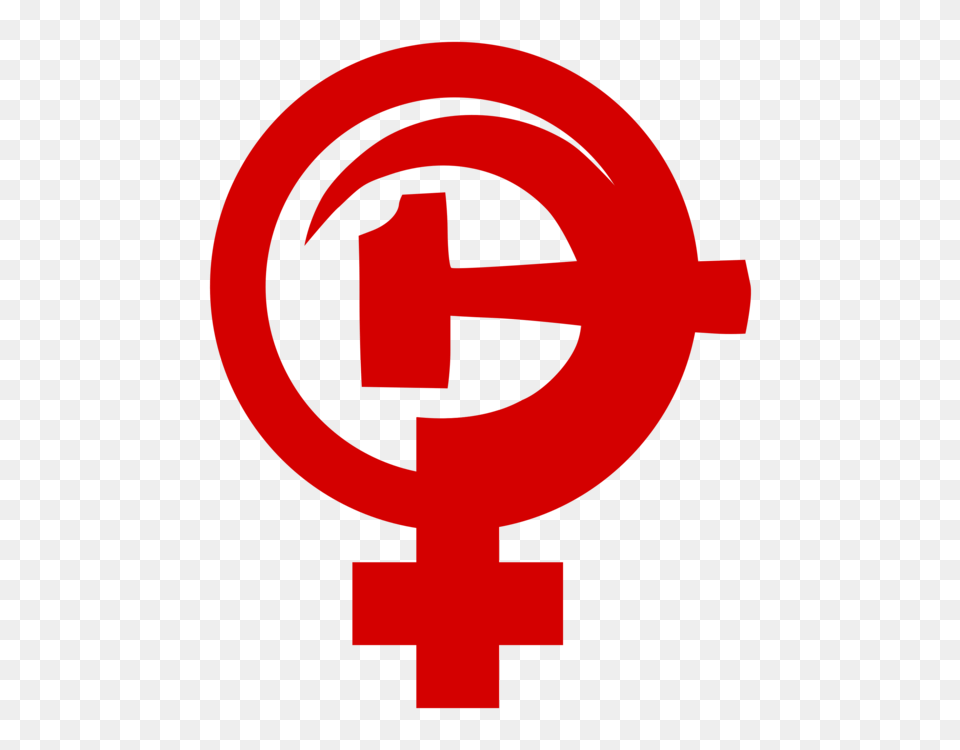 Hammer And Sickle Gender Symbol Feminism, Logo, First Aid, Red Cross Png