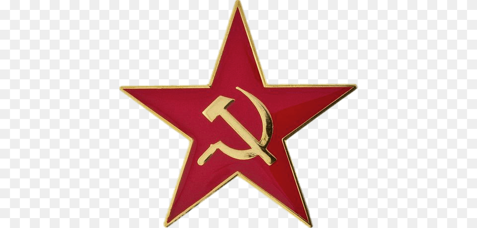 Hammer And Sickle In Red Star, Star Symbol, Symbol, Cross Png
