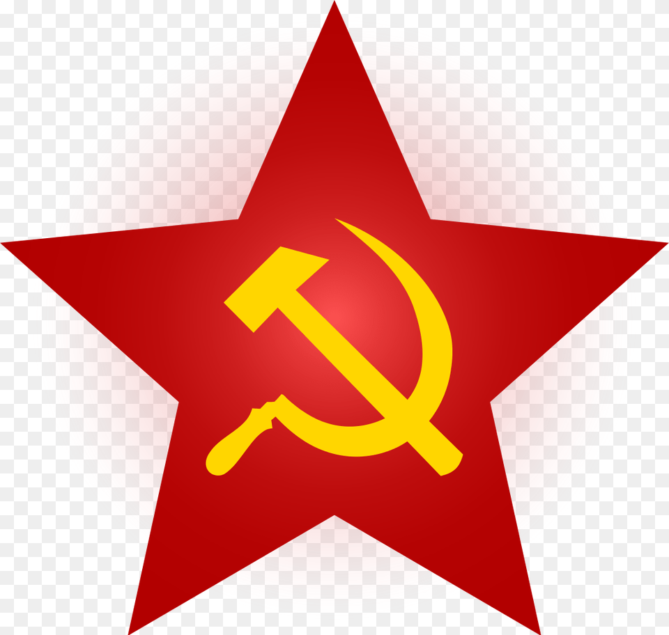 Hammer And Sickle In Star, Symbol, Star Symbol Free Png Download