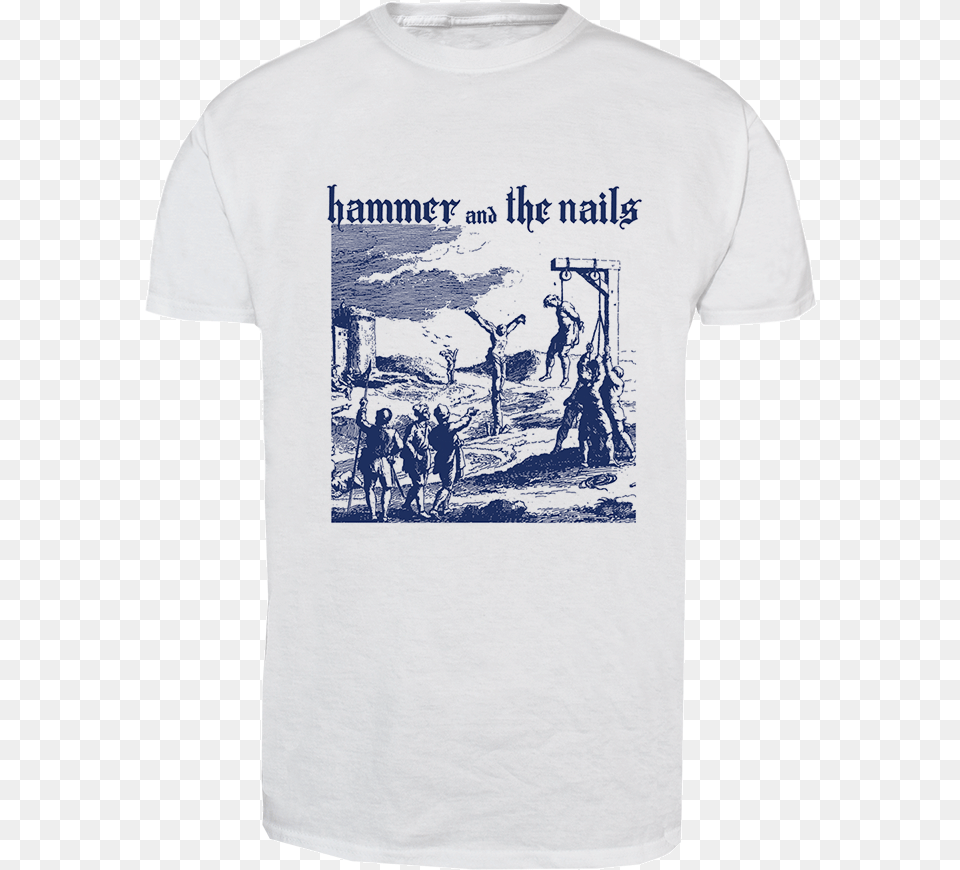 Hammer And The Nails Gallows Cool T Shirts Australia, Clothing, T-shirt, Person, Shirt Free Png Download