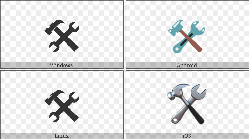 Hammer And Wrench On Various Operating Systems End Of Ayah Symbol, Electronics, Hardware, Device Free Transparent Png