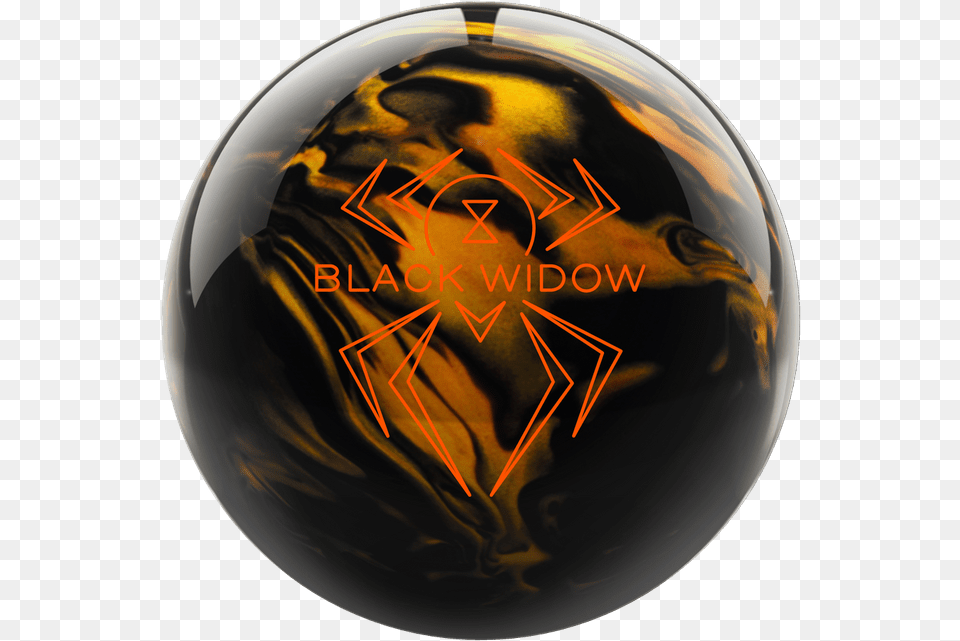 Hammer Black Widow Gold Bowlidex Hammer Black Widow Black Gold Bowling Ball, Bowling Ball, Leisure Activities, Sport, Sphere Png Image