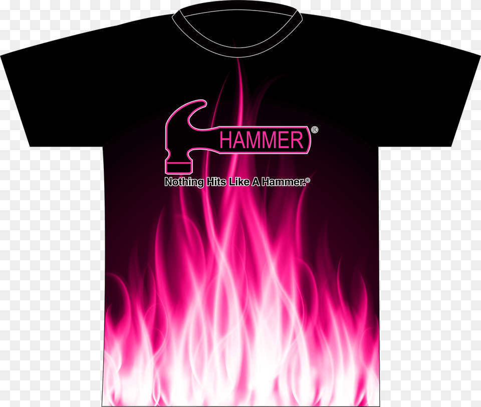 Hammer Bowling Shirts, Clothing, Shirt, T-shirt, Bonfire Png Image