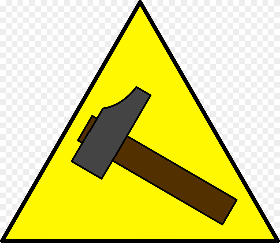 Hammer Clipart, Triangle, Device Png