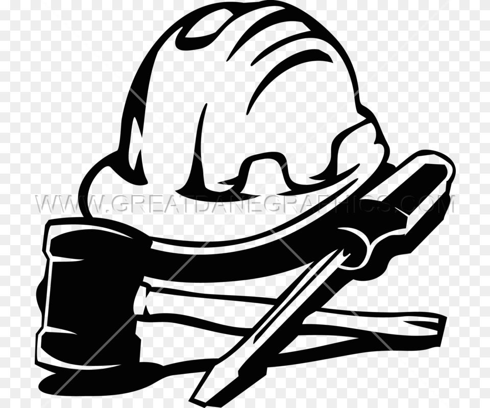 Hammer Clipart Hard Hat, Clothing, Hardhat, Helmet, Bow Png