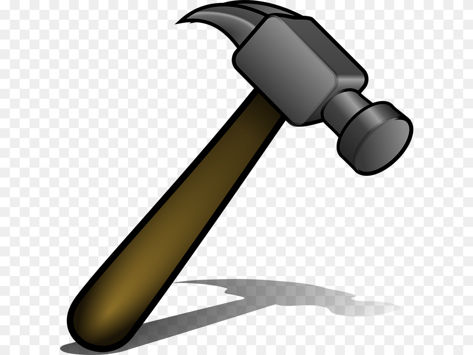 Hammer Hitting A Nail Stock Illustration Illustration, Device, Tool Png