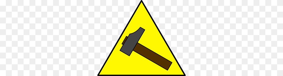 Hammer Images Icon Cliparts, Triangle, Device Free Png