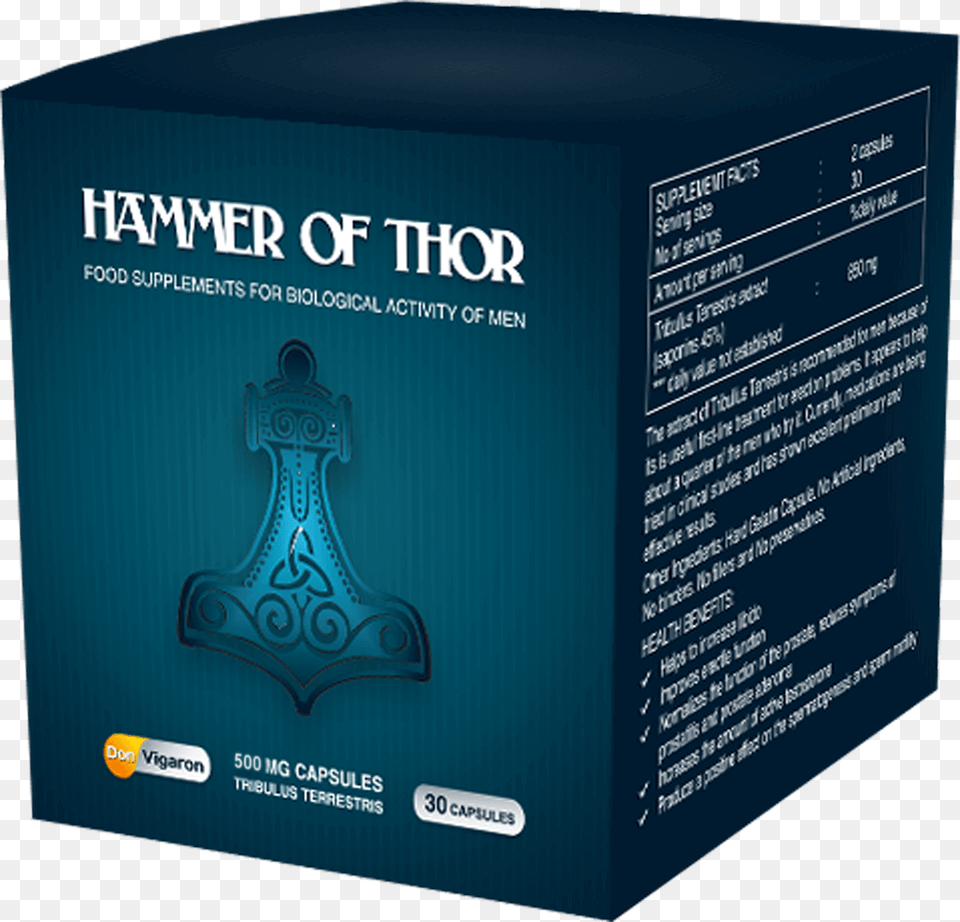 Hammer Of Thor Capsule Thors Hammer Pakistan Hammer Of Thor Pills, Bottle, Box Free Png Download