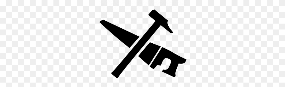 Hammer Saw Icon Top Notch Construction And Renovations Ltd, Gray Png Image