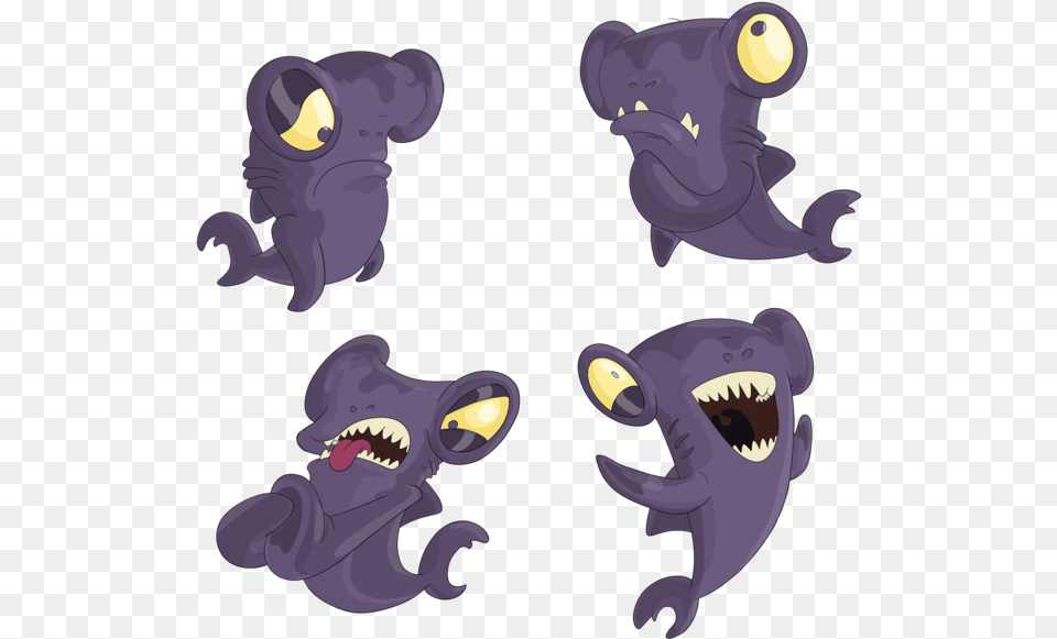 Hammer Shark Character Creation Vector Cartoon Toon Cartoon, Animal, Bear, Mammal, Wildlife Png