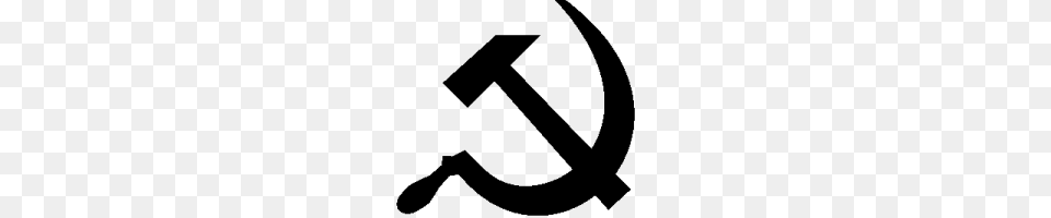 Hammer Sickle Image, Gray Free Png