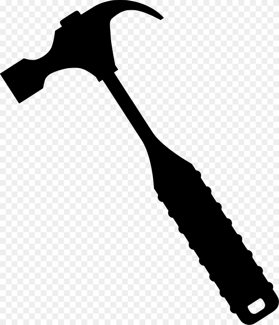 Hammer Silhouette, Device, Tool, Axe, Weapon Png