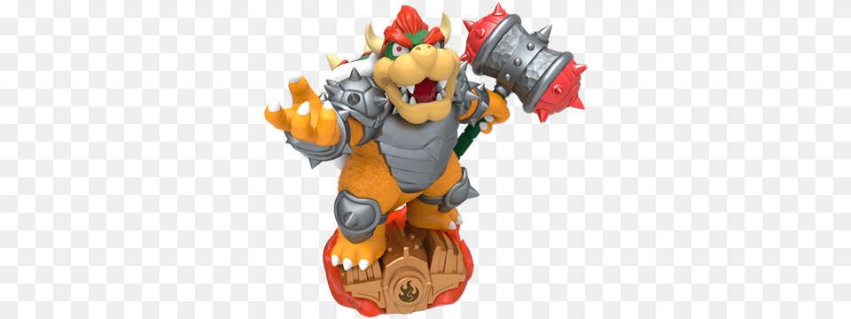 Hammer Slam Bowser Amiibo Figure By Nintendo Hammer Slam Bowser, Baby, Person Png Image