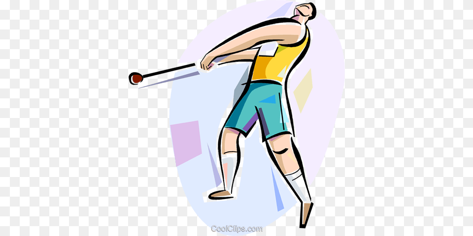 Hammer Throw Royalty Vector Clip Art Illustration, Walking, Person, People, Adult Free Png Download