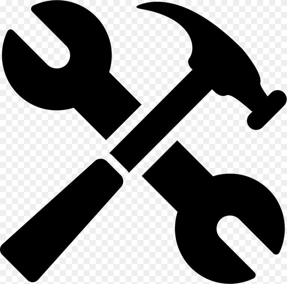 Hammer Tools Icon, Stencil, Device, Grass, Lawn Free Png Download