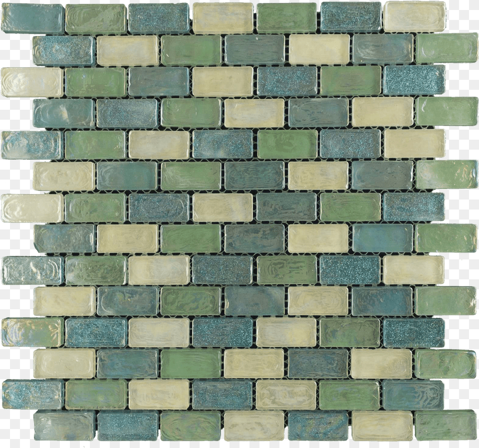 Hammered Aqua Brick Mosaic X Tiles From Brick, Architecture, Building, Slate, Tile Png Image