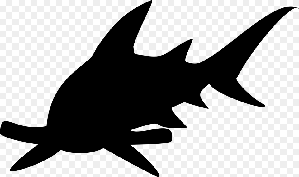 Hammerhead Shark Great White Shark Cartilaginous Fishes Smalleye, Gray Free Transparent Png