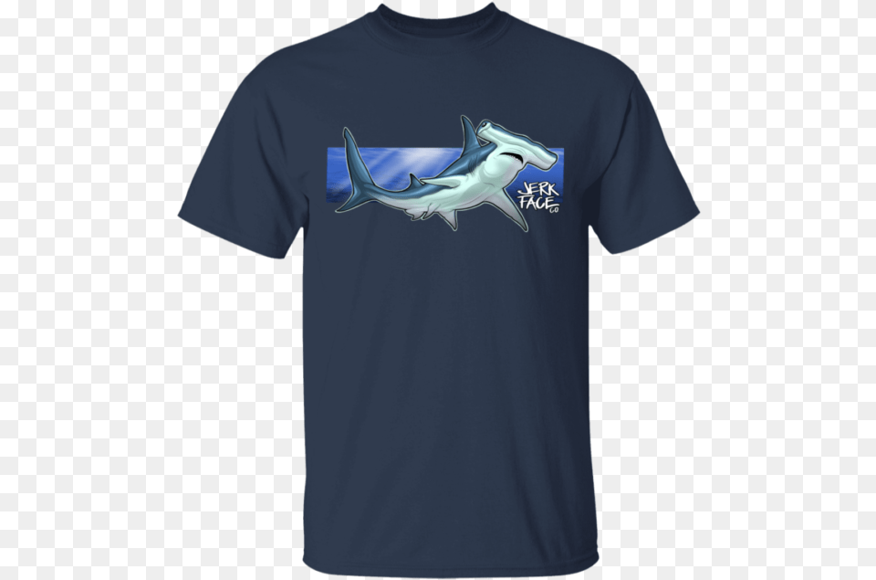 Hammerhead Shark Saltwater T Shirt Ebay Disney River Country T Shirt, Clothing, T-shirt, Animal, Fish Free Png Download